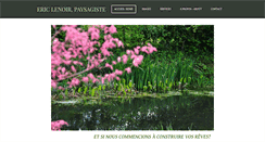 Desktop Screenshot of ericlenoirpaysagiste.com